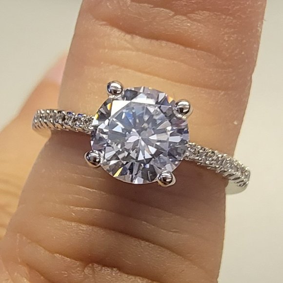 2ct Fashion Clear Stone Rings - Picture 6 of 8